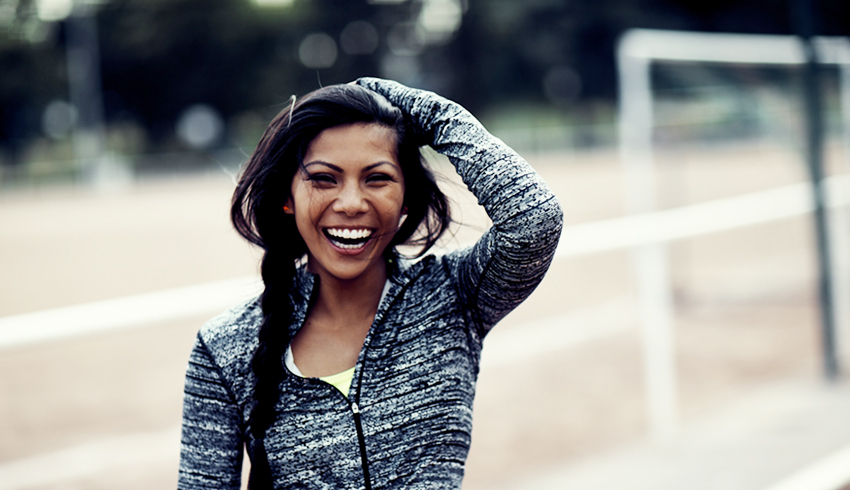 Betina Gozo, Eminence Organics fan and Nike Master Trainer